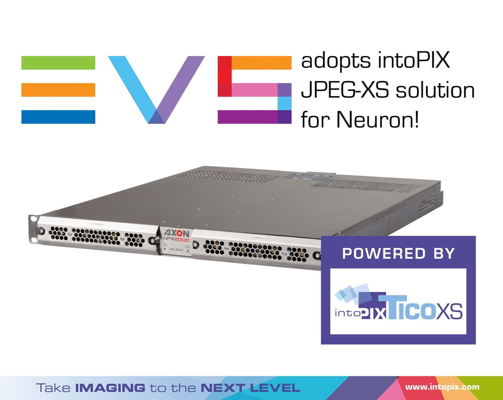 EVS Media Infrastructure adopts intoPIX JPEG-XS solution for Neuron 